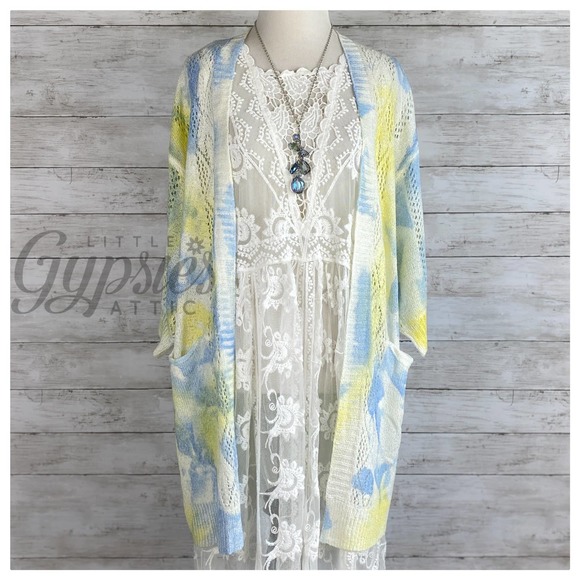 POL Splash of Color Knit Kimono - Picture 5 of 16